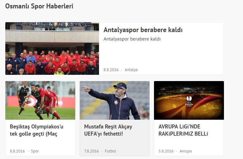 Anadolunun Yükselen Takımı; Osmanlıspor ve Hürriyetin Özel Osmanlı Spor Taraftar Sayfası