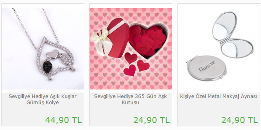 HARİKA HEDİYELERLE SEVGİLİNİZİ SEVİNDİRİN