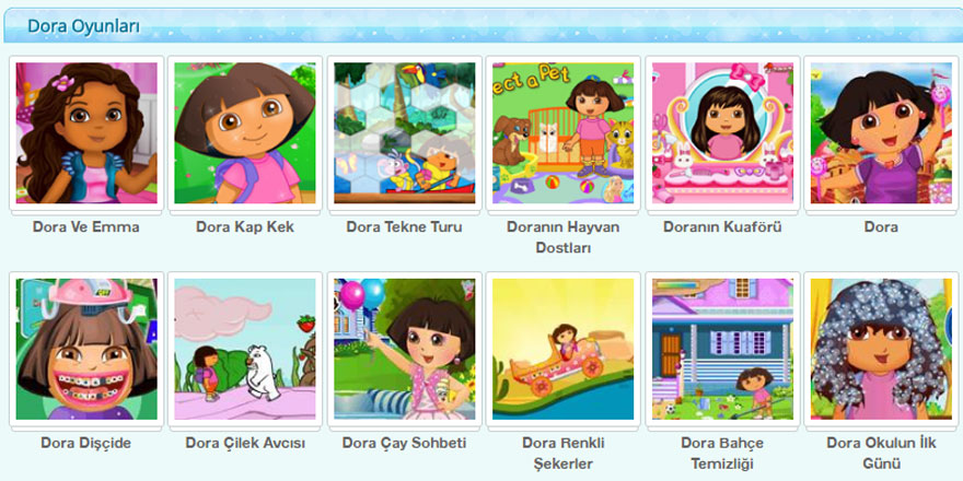 Dora Oyunları Oyna
