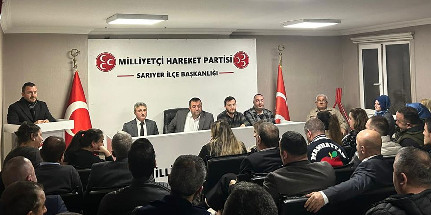 MHP Sarıyer'de yeni yönetimden ilk toplantı