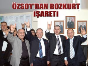Özsoy'dan 'Bozkurt' işareti