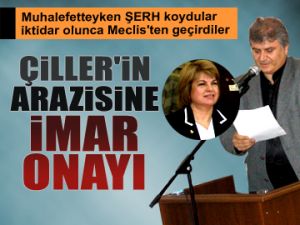 Çiller'in arazisine İMAR ONAYI