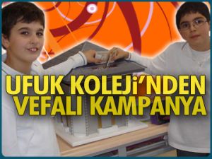 Ufuk Koleji’nden vefalı kampanya