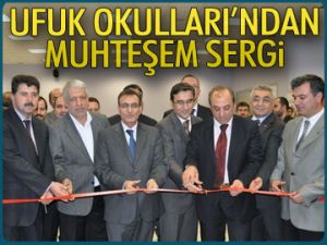 Ufuk Okullarından muhteşem sergi