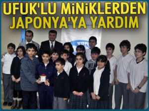 Miniklerden Japonya’ya yardım eli