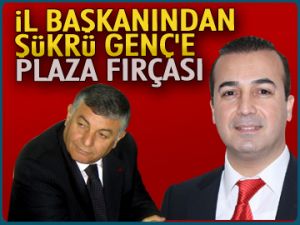 İl başkanından Genç'e FIRÇA