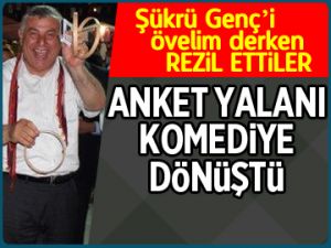 Anket yalanı komediye dönüştü