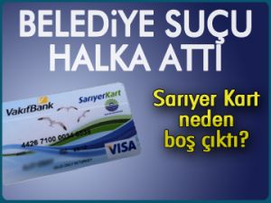 Belediye suçu halka attı!