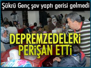 Genç, depremzedeleri perişan etti