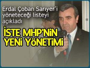 İşte MHP Sarıyer'in yeni yönetimi