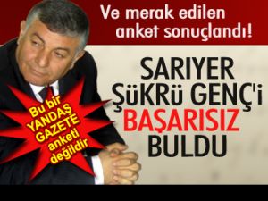 Sarıyer, Genç’i başarısız buldu