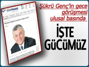 Gece görüşmesi ulusal basında