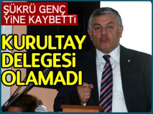 Kurultay delegesi olamadı