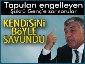 Şükrü Genç'e ZOR SORULAR