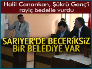 Sarıyer'de beceriksiz belediye var