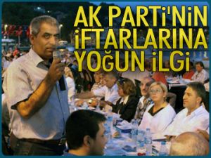 AK Parti’nin iftarlarına yoğun ilgi