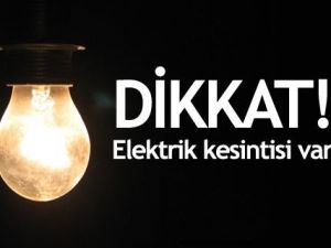 Pınar'da elektrik kesintisi