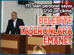 Belediye taşeronlara emanet!