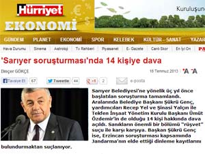 Türkiye, Sarıyer’deki rüşvet davasını konuşuyor