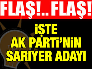 AK Parti Sarıyer Belediye Başkan Adayı Sedat Özsoy