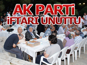AK Parti Rumelihisarı iftarını UNUTTU