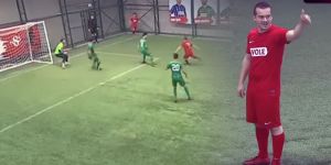 Efsaneler turnuvasına damga vuran gol - VİDEO