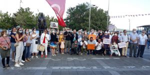 Sarıyer’de 'Kadına Şiddete Hayır' eylemi