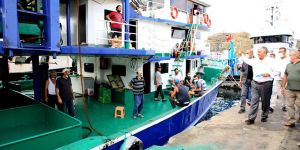 Sarıyerli balıkçılar 'Vira Bismillah' dedi