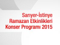 Sarıyer-İstinye Ramazan Etkinlikleri-Konser Programı 2015