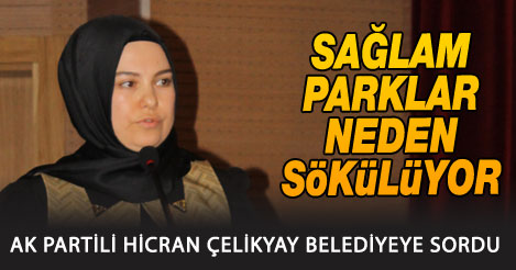 AK Partili Hicran Çelikyay belediyeye sordu