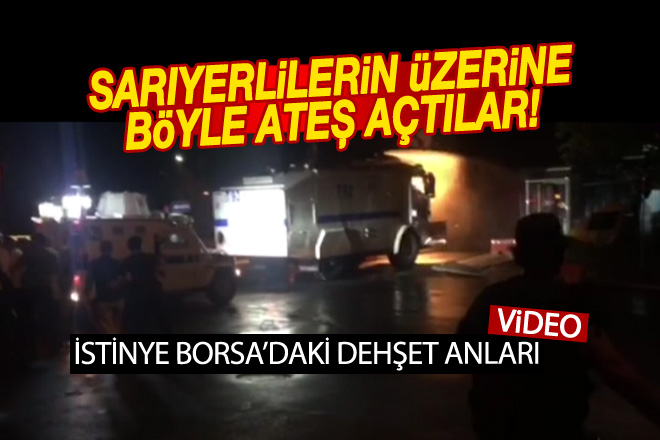 İstinye'de dehşet anlarının video görüntüleri!