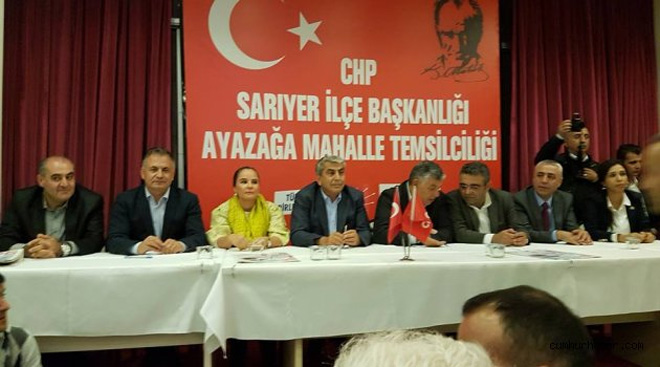 CHP İl Başkanı Cemal Canpolat Ayazağa’da iddialı konuştu