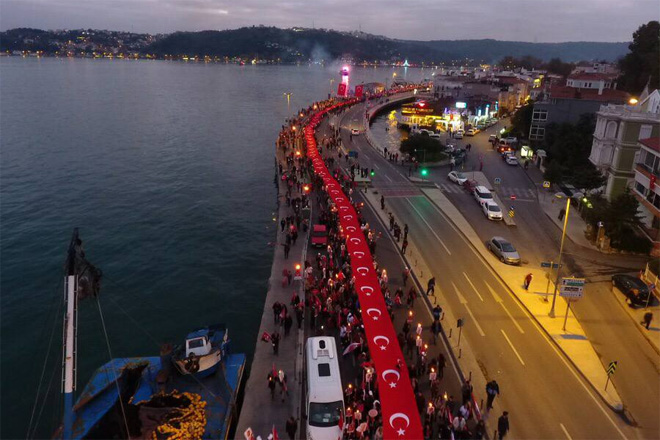 Sarıyer'de muhteşem kutlama!