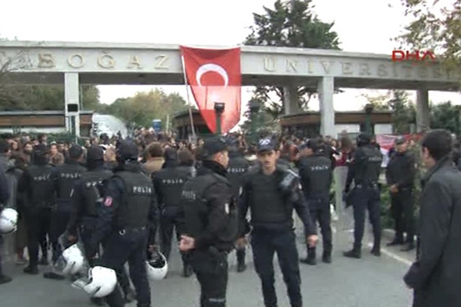 Boğaziçi Üniversitesi'nde gerginlik çıktı