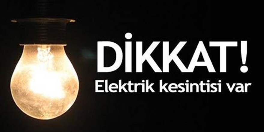 Sarıyer’de elektrik kesintisi