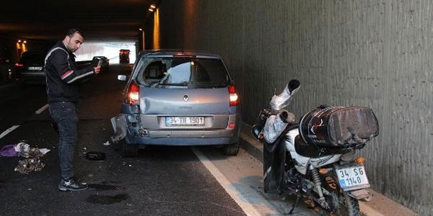 Sarıyer'de Motosiklet Kazası: 1 Yaralı