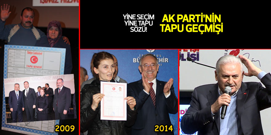 AK Parti'nin tapu geçmişi!