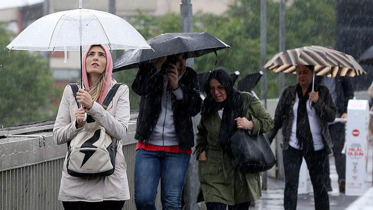 İstanbul için dolu ve sel uyarısı!