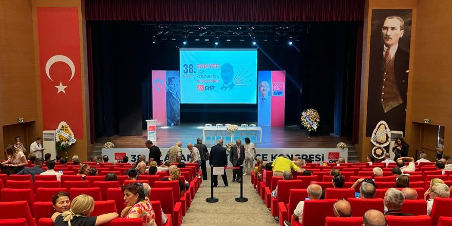 CHP Sarıyer’de kongre heyecanı: İki aday yarışıyor