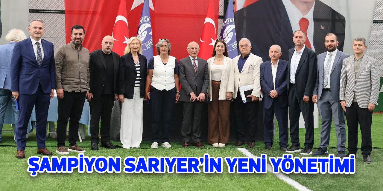Sarıyer'in yeni başkanı ERDAL AKSOY