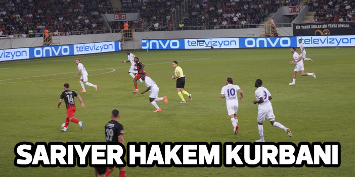 Sarıyer hakem kurbanı!
