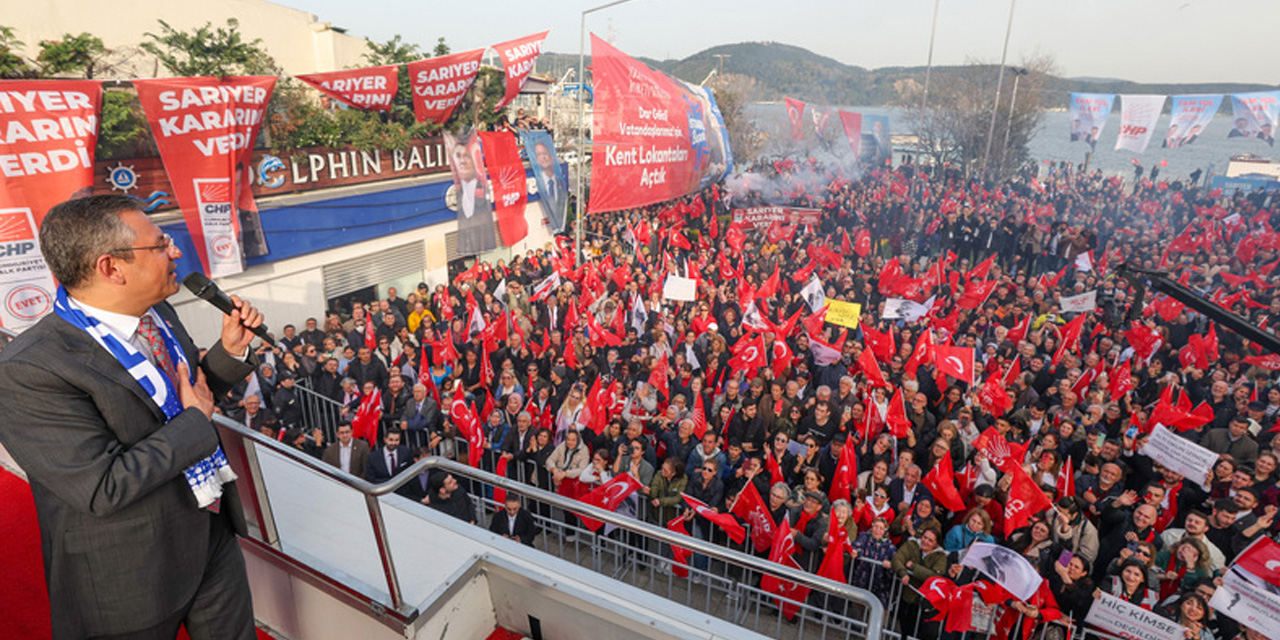 CHP Sarıyer’de miting yapacak