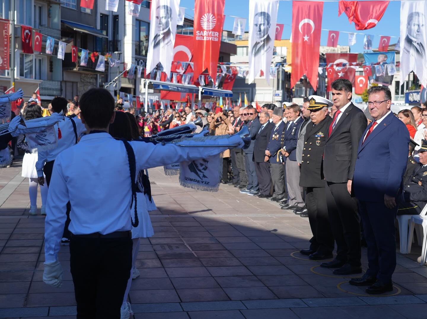 Sarıyer’de coşkulu Cumhuriyet kutlaması