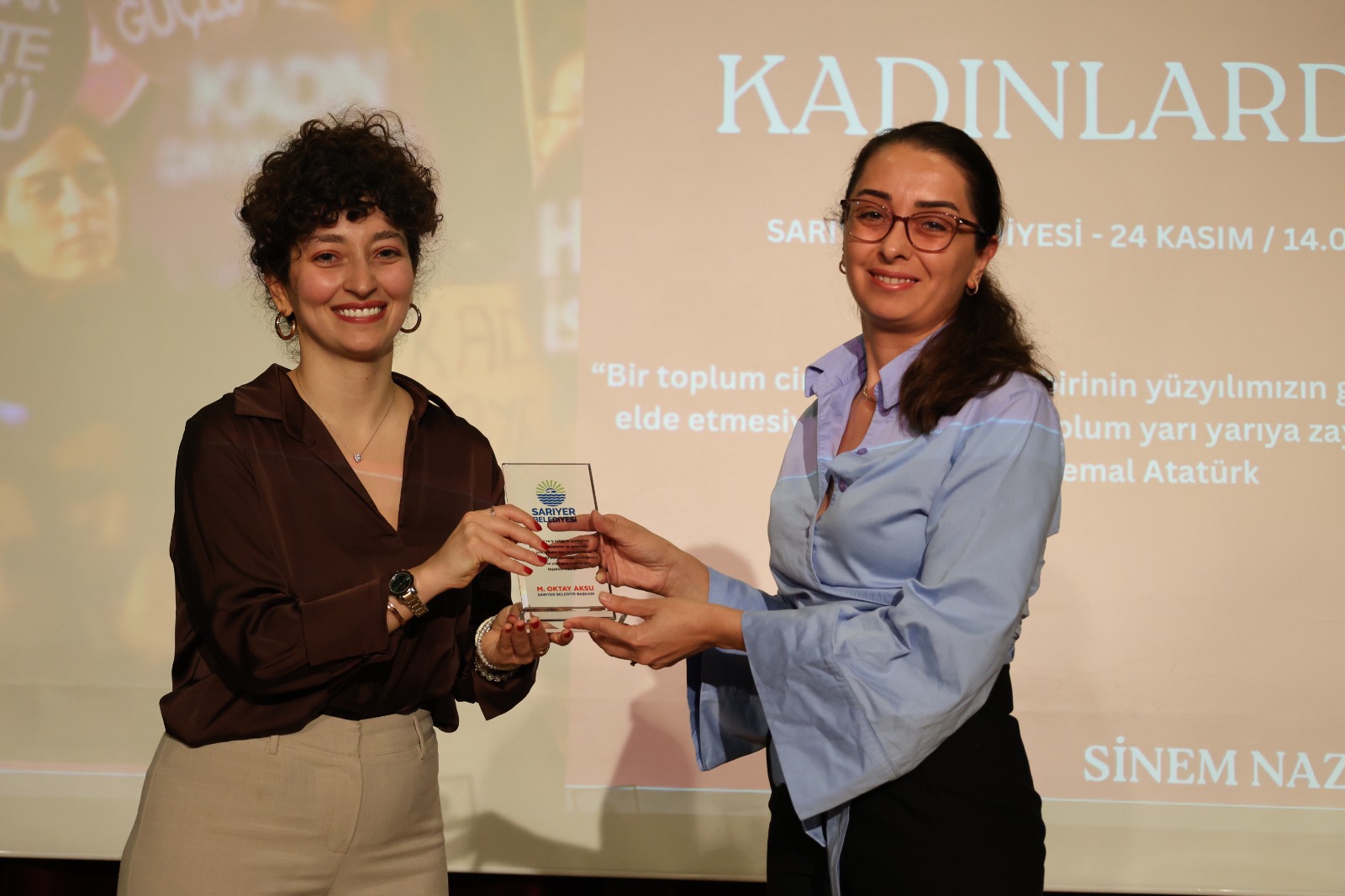 Sarıyer'de söz kadınlarda