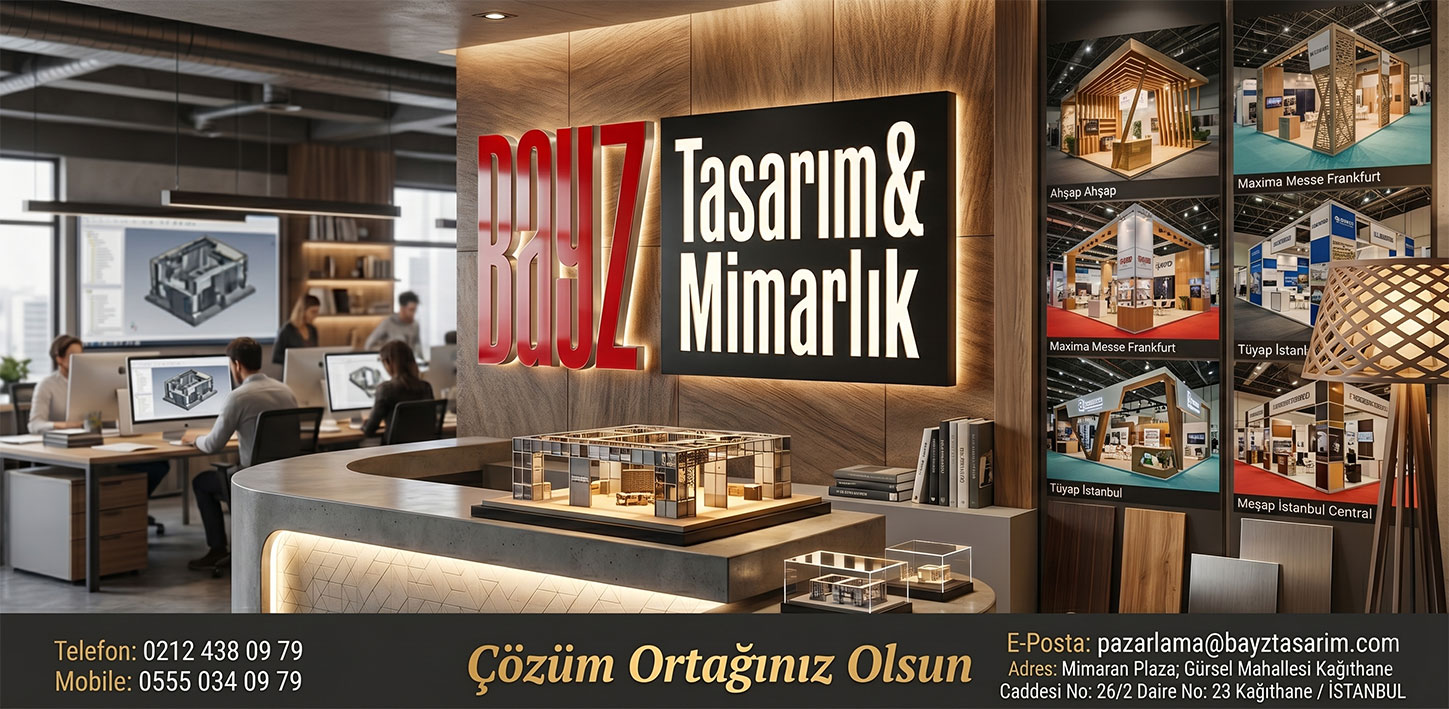 Türkiye’nin Dev Organizasyonlarında Marka Sahnesi: BayZ Tasarım ile Fuar Alanlarında Yeni Nesil Dönem