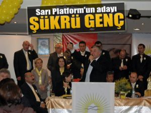 Sarı Platform'un adayı: Şükrü Genç