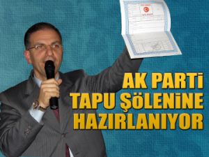 AK Parti şölene hazırlanıyor