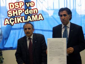 DSP ve SHP’den açıklama