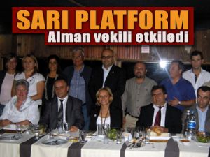 Sarı Platform Alman vekili etkiledi