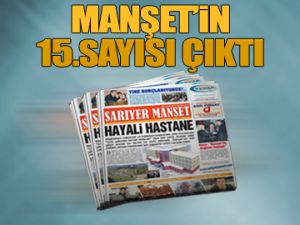 Manşet'in 15. sayısı çıktı